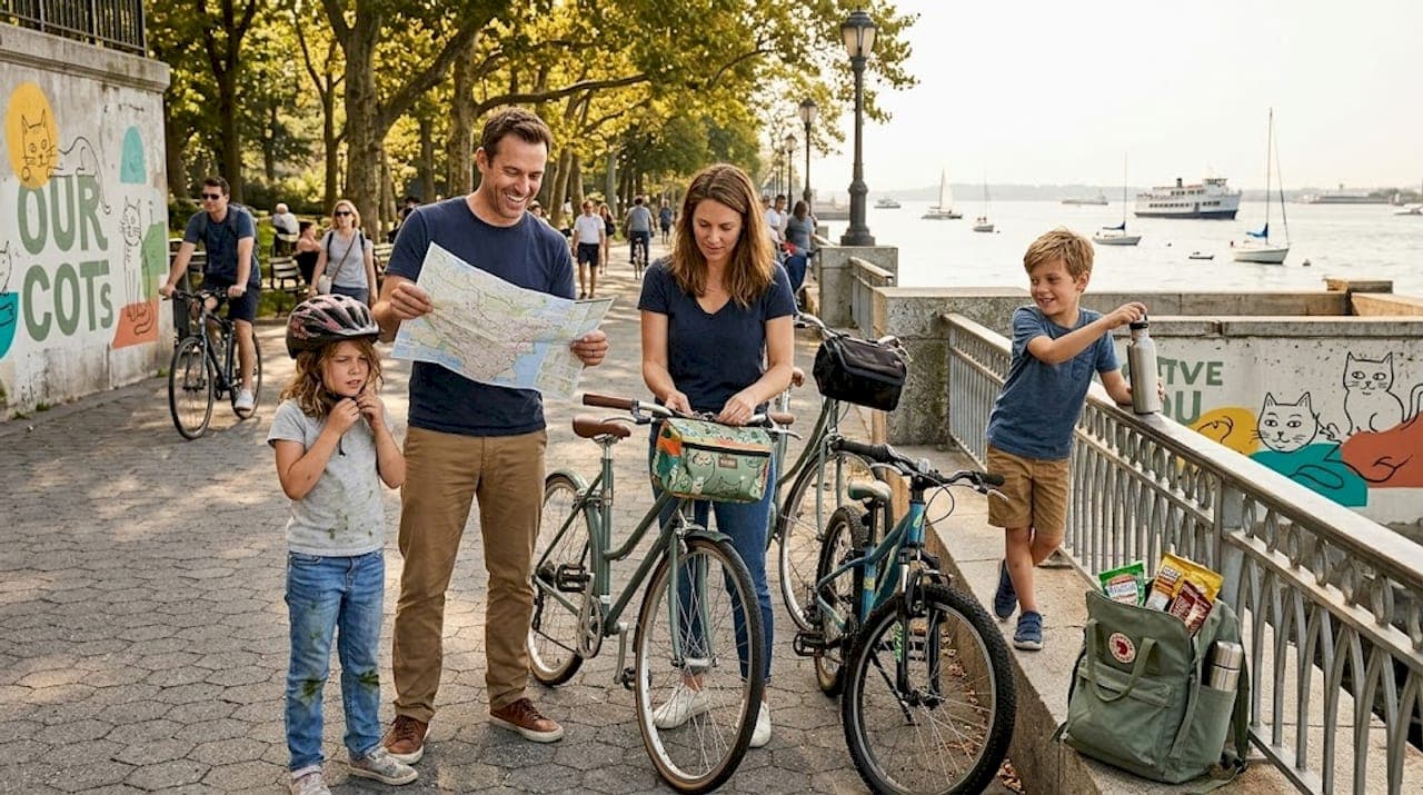 How Families Prepare for a City Bike Tour